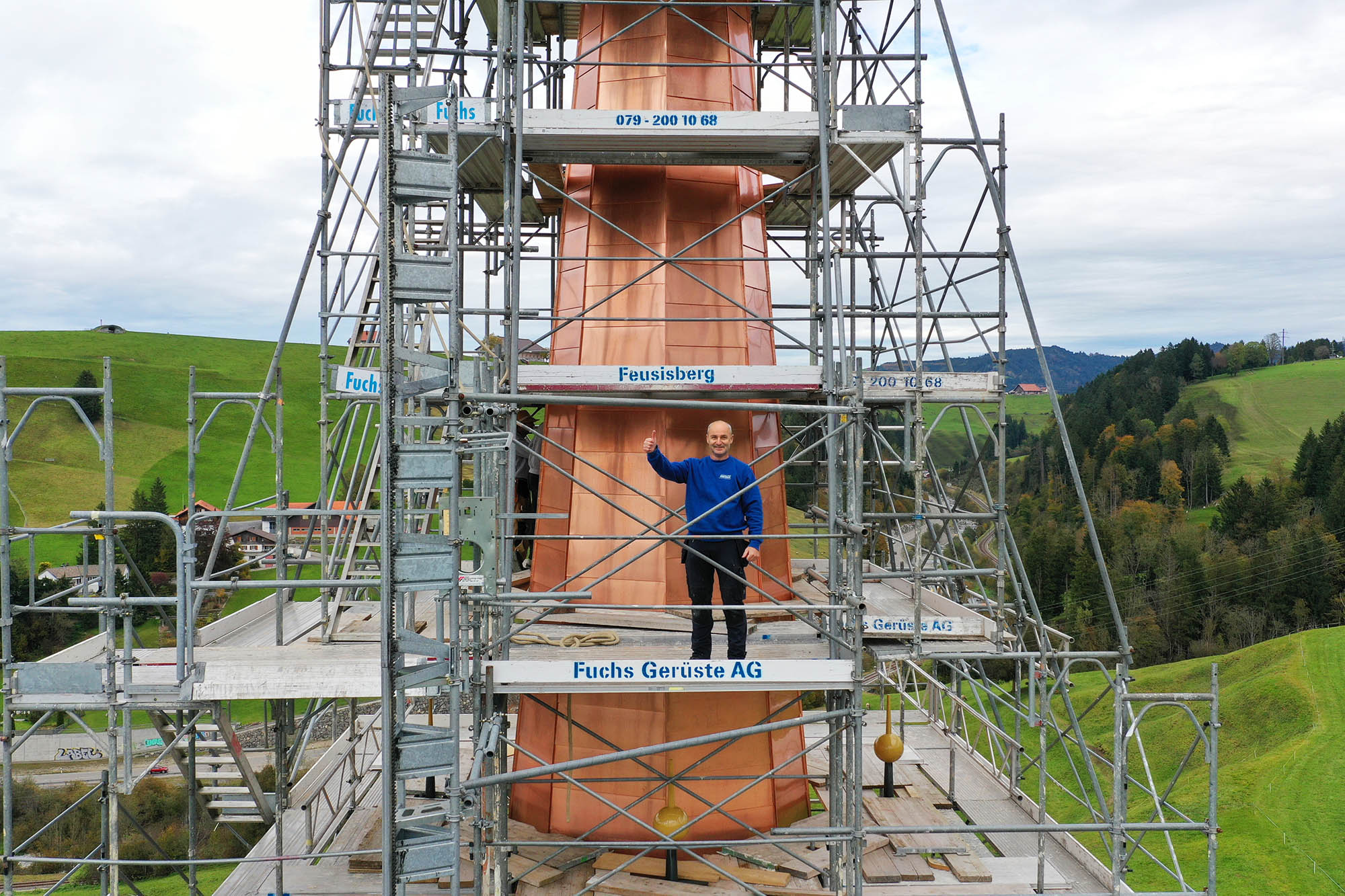 Kirchturm Bennau Renovation