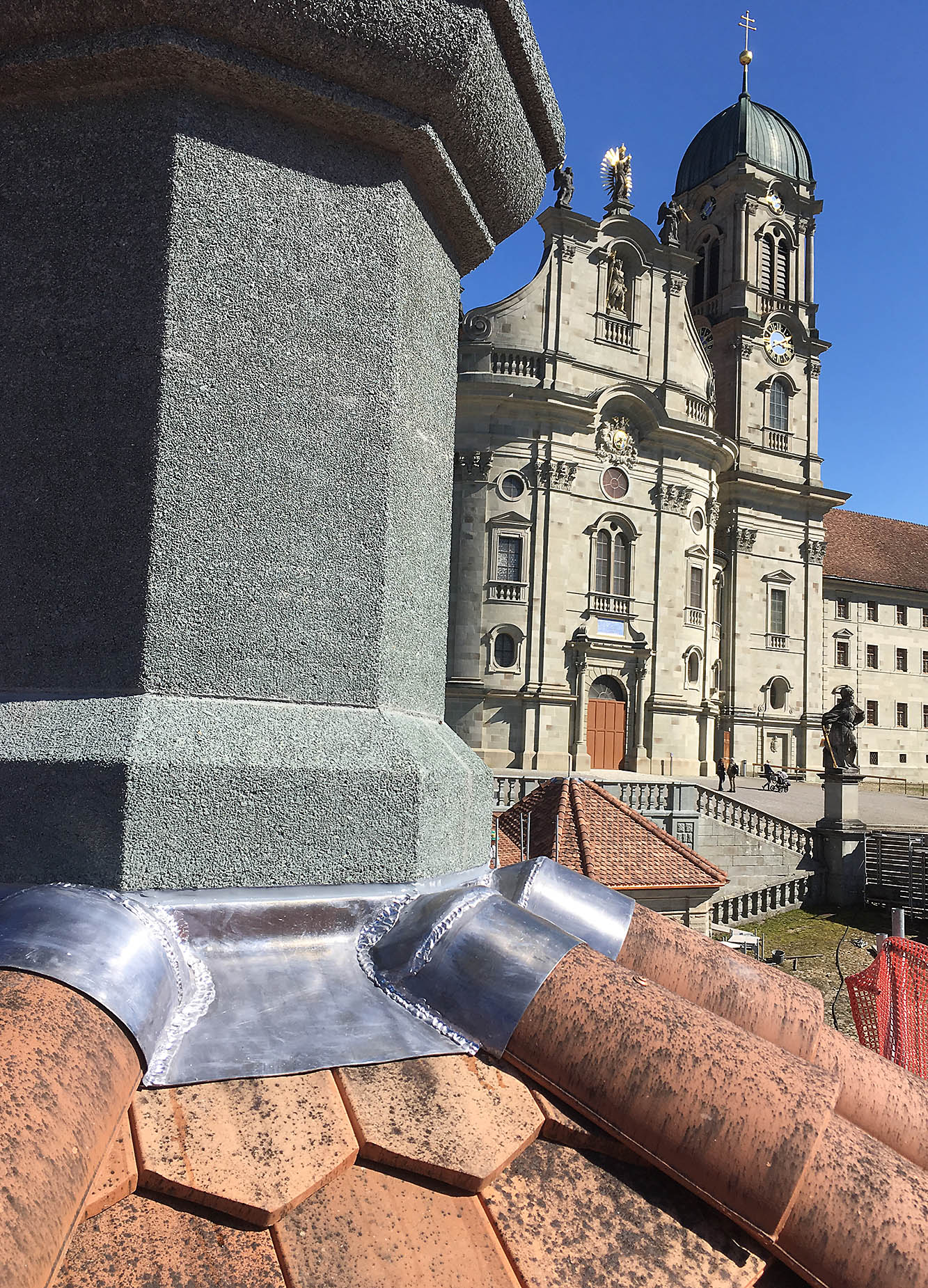 Sanierungs- und Reparaturarbeiten im Kloster Einsiedeln