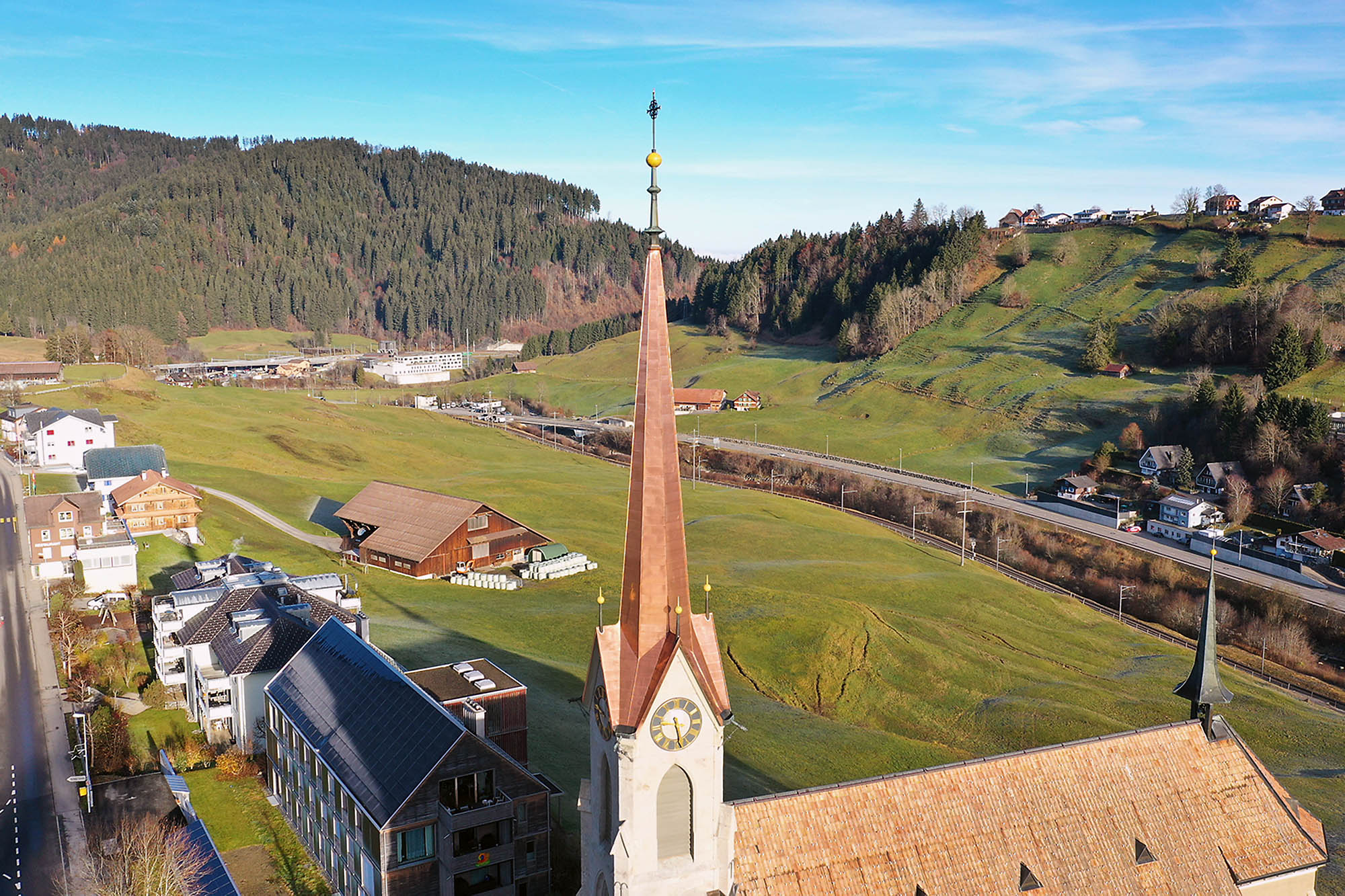 Kirchturm Bennau Renovation